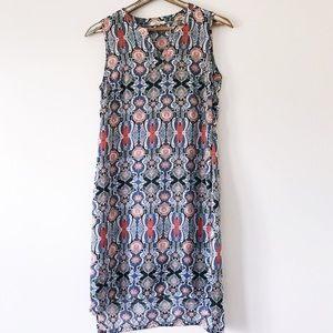 Tulle Small Sleeveless Patterned Pastel Dress